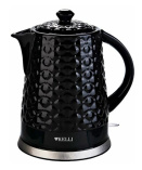 Чайник Kelli KL-1376 керамич./черный, 1,8л